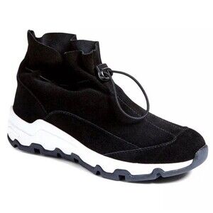 Opening Ceremony Ikke Black Suede Sneakers Athletic Shoes Booties Euro 36